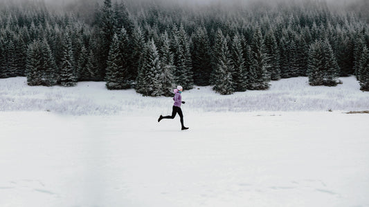 Wear icegrippers for safe winter runs
